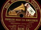 LEWIS RUTH (RÜTH) Fräulein noch ein Himbeereis    Schellackplatte 78rpm  S594