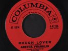 ARETHA FRANKLIN: Rough Lover / I Surrender, Dear 45 (clean  sm tol, one of her