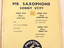JAZZ SONNY STITT Mr. Saxophone PRESTIGE 111 DG FIRST PRESSING CLEAN 10