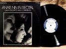 POETRY SPOKEN WORD LP: Anaïs Nin In Recital: Diary Excerpts and Comments TC 1613
