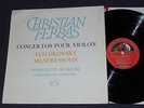 TCHAIKOVSKY MENDELSSOHN violin concertos FERRAS SILVESTRI vsm asdf 152 mint- lp