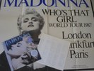 MADONNA - TRUE BLUE Rare LP VINYL & GIANT POSTER World Tour 1987 & Textblatt 