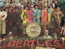 THE BEATLES SGT PEPPER LP 1967 STEREO WITH CUT OUTS AND RED & WHITE INNER SLEEVE