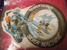 EX/EX Hawkwind Silver Machine Shaped Vinyl Picture Pic Disc Lemmy Motorhead