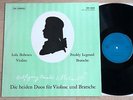 LOLA BOBESCO violin & viola duos MOZART 1stPress 1960s DA CAMERA STEREO MINT