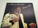 DON HO, I THINK ABOUT YOU - AUTOGRAPHED RECORD  LP SIGNED