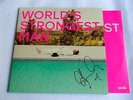 GAZ COOMBES - WORLD'S STRONGEST MAN - SIGNED  VINYL LP HF012LPI