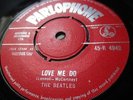 Beatles Love Me Do  clean.Orig UK Parlophone  red label  45 v/g plus con