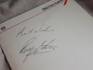 Ringo Starr - Autographed British Airways Menu
