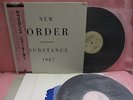 JAPAN 2LP NEW ORDER SUBSTANCE YZ-185/6 EMBOSSED COVER JOY DIVISION OBI INSERT
