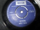 RARE SMALL FACES SINGLE 45 PATTERNS / E TOO D 1967.