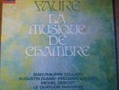 FAURE chamber music / QUATUOR PARRENIN - JACQUES GHESTEM .. / EMI