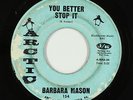 Northern Soul 45 - Barbara Mason - You Better Stop It - Arctic - mp3