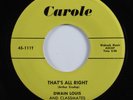 Rockabilly 45 DWAIN LOUIS & CLASSMATES That's All Right CAROLE NM HEAR