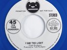 Rock 45 TODD RUNDGREN I Saw The Light BEARSVILLE VG++ blue wax promo HEAR