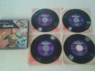 YMA SUMAC AUTOGRAPHED 4 RECORD SET OF 45RPM RECORDS VOICE OF THE XTABAY CAPITOL