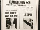 Led Zeppelin S/T USA 1968 WHITE LABEL PROMO In Store Play LP with Press Kit