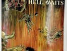 Slayer Hell Awaits 1985 LP 1st press Combat Records MX 8020 EX Original Insert