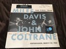 MILES DAVIS & JOHN COLTRANE FINAL TOUR LP LIMITED OPAQUE RED VINYL OOP