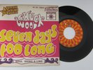 Northern Soul 45 CHUCK WOOD Seven days too long FRENCH Picture Sleeve PS 7