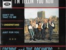 FREDDIE and the DREAMERS 45 EP IM TELLIN YOU NOW+PS FRANCE RARE 1965
