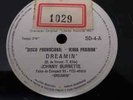 JOHNNY BURNETTE - Dreamin 78 RPM PROMO BRAZIL on EX RCA ===IT's NOT lp mono 7 45