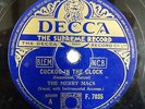 78rpm THE MERRY MACS cuckoo in the clock / patty cake patty cake DECCA F 7035