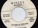 Paragons-Lets Start All Over Again-Winley Promo Doo Wop 45 