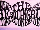 CUSTOM STICKER   1967 RARE   The ROLLING STONES   BUTTONS   Garage Psych B JONES