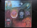 KING CRIMSON - IN THE WAKE OF POSEIDON 1970 PINK ISLAND TEXTURED GATEFOLD SLEEVE