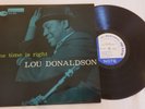 LOU DONALDSON  Time Is Right  BLUE NOTE  RVG DEEP GROOVE NYC