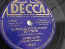 Harry Reser - 78rpm single 10-inch – Decca #264 Santa Claus Is Coming To Town