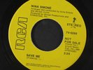 NINA SIMONE: Save Me / To Be Young, Gifted And Black 45 (dj, funky)