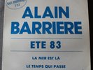 Alain Barriere, la mer est là / le temps qui passe, Maxi Vinyl  Promo