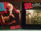 BILLY IDOL • REBEL YELL 1983 LP SEALED NIP & VITAL IDOL 1985 GERMAN PRESSING NM