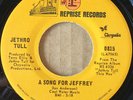 Jethro Tull Love Story / A Song For Jeffrey Vinyl Single 7inch Reprise Record