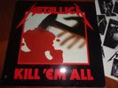 Metallica ?– Kill 'Em All ...org,1983..in very good condition..RR..very rare