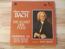 Jordi Savall Hesperion XX  Bach The Art Of Fugue Astree E 201--2 box 2 LP NM