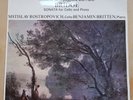 Schubert, Bridge - Arpeggione Sonata - Britten, Rostropovich - UK SXL NB 1W/3W