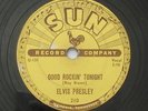 Rockabilly Jump Blues ELVIS PRESLEY Good Rockin' Tonight SUN 210 Original 78 rpm
