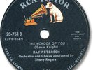 1959 RAY PETERSON Pop Vocal 78 RPM Record. The Wonder of You