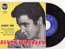 RARE EP ELVIS PRESLEY-JAILHOUSE ROCK-RCA 86298-1967-LABEL BLEU-VG+-FRENCH