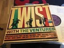 THE VENTURES - TWIST WITH -- PLUM LONDON LP