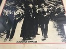 Genuine 1980 Killing Joke Framed Banned Nazi Pope Gig Promo Poster