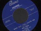 (Hear) 1955 Dru Pegee with the Oscar Moore Trio Jazz 45 (Why Did You Leave Me)