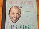 Vintage 1947 Merry Christmas Bing Crosby 78 rpm Decca Album 550 (2) Record Set