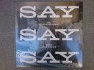 Paul McCartney Michael Jackson Say Say Say Vinyl 12
