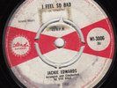 JACKIE EDWARDS * I FEEL SO BAD/ I DON'T WANT TO BE...* 1966 ISLAND GREAT N SOUL