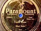 PARAMOUNT PREWAR BLUES 78: BLIND BLAKE Tootie Blues/That Lovin' I Crave