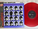 BEATLES A HARD DAY'S NIGHT EMI/ODEON EAS-70132 Japan OBI CLEAR RED MONO VINYL LP